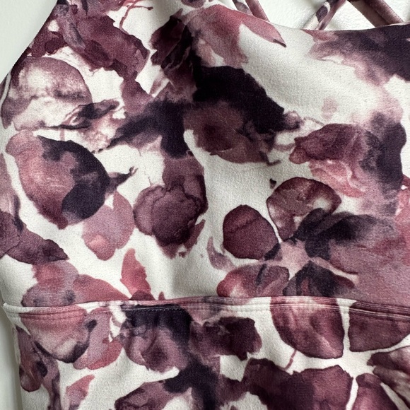 Balance Collection Purple and White Sports Bra - Picture 2 of 3